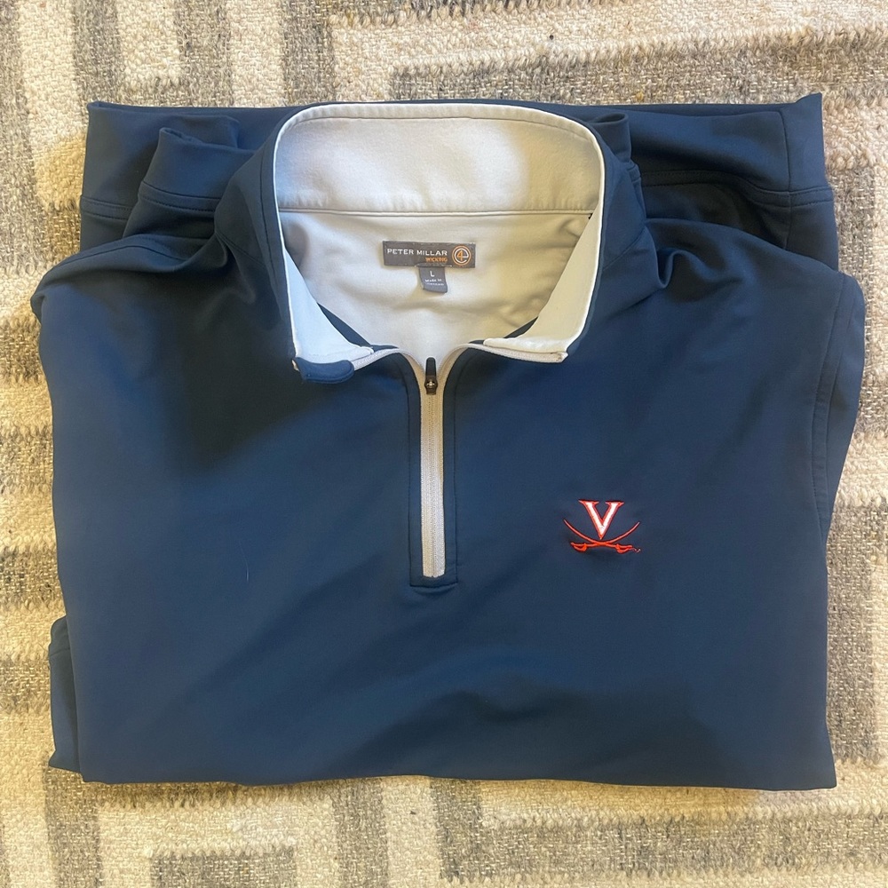 UVa Peter Millar large golf pull over